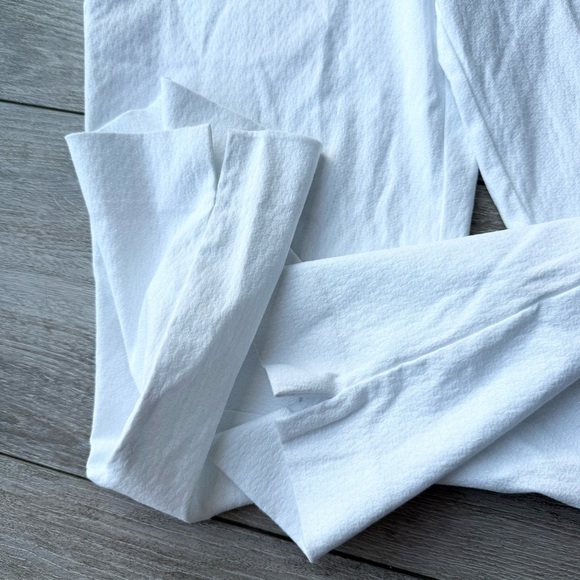 NWT Hilary Radley White Slim Fit Cropped Pants - Picture 3 of 11